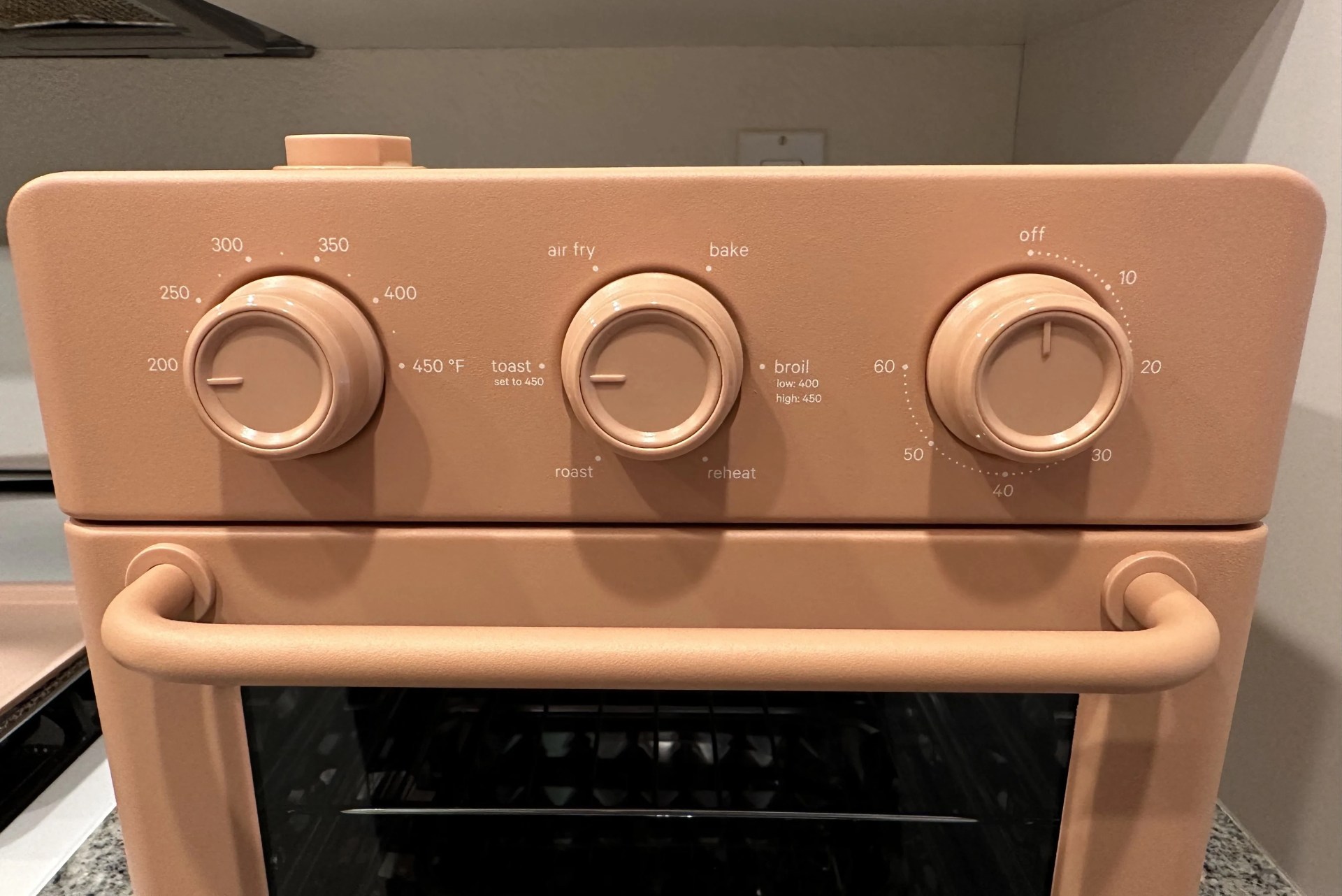 the dials on the our place wonder oven