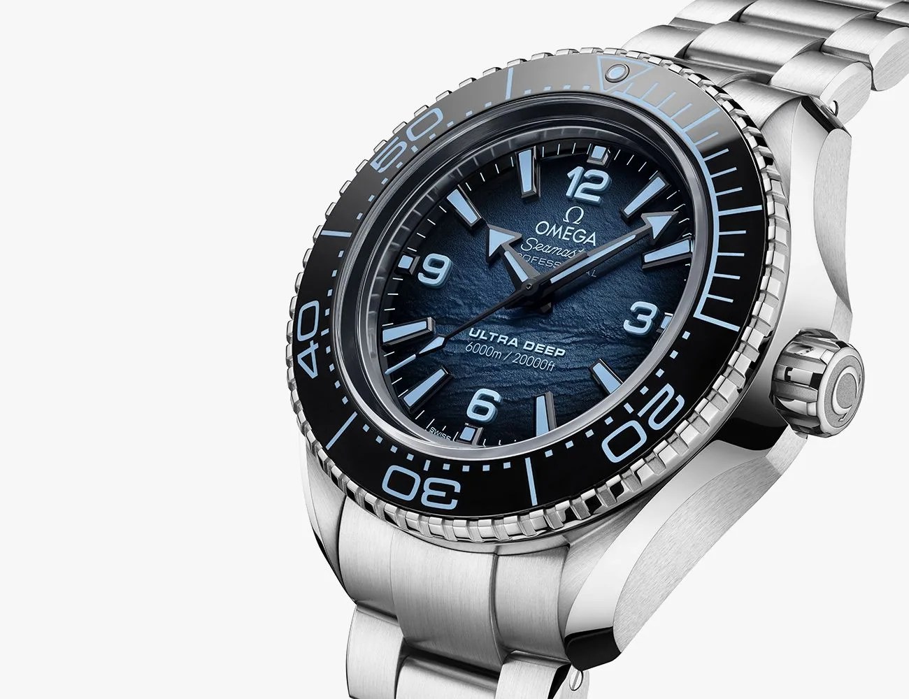 blue watch dial