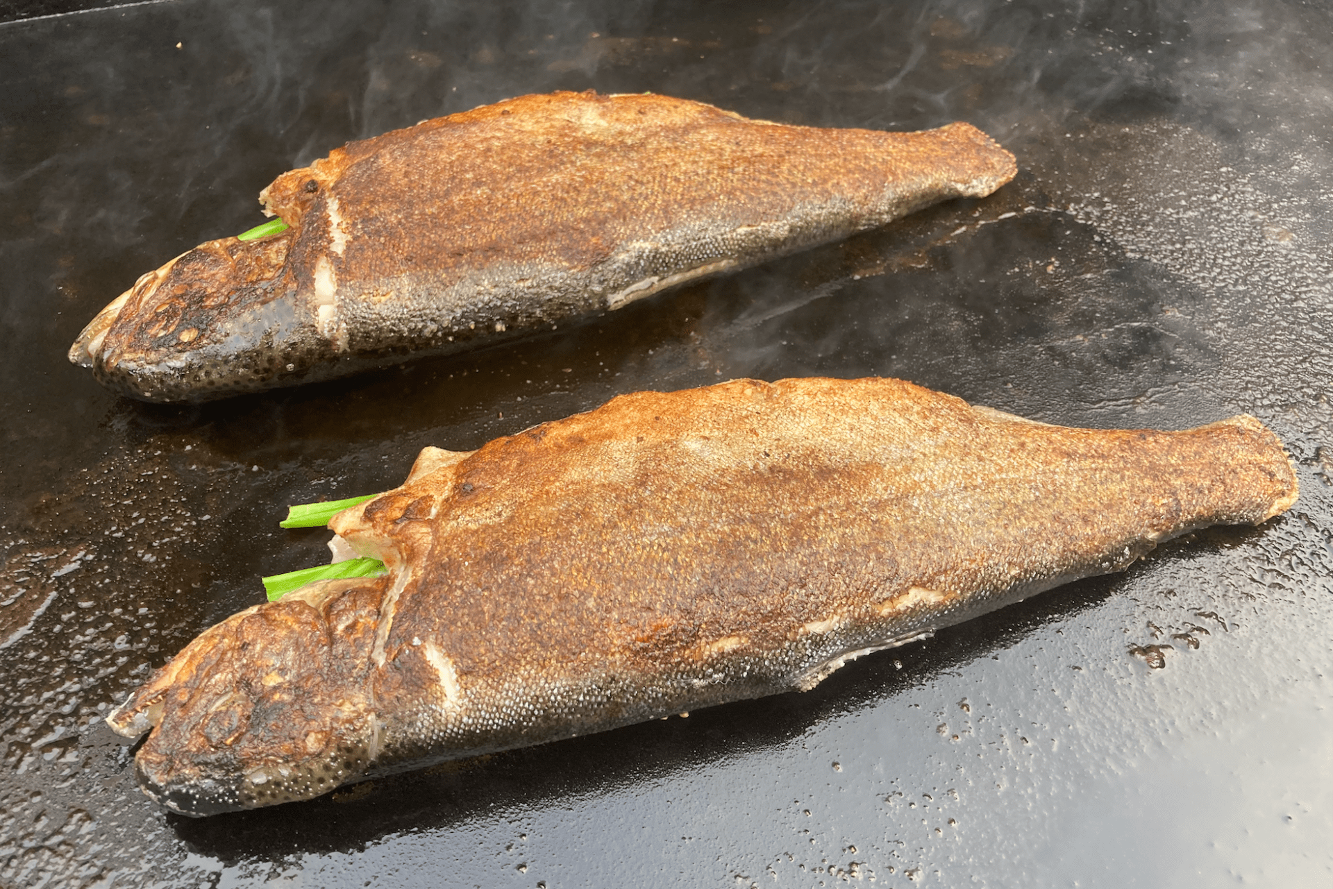 cooked trout