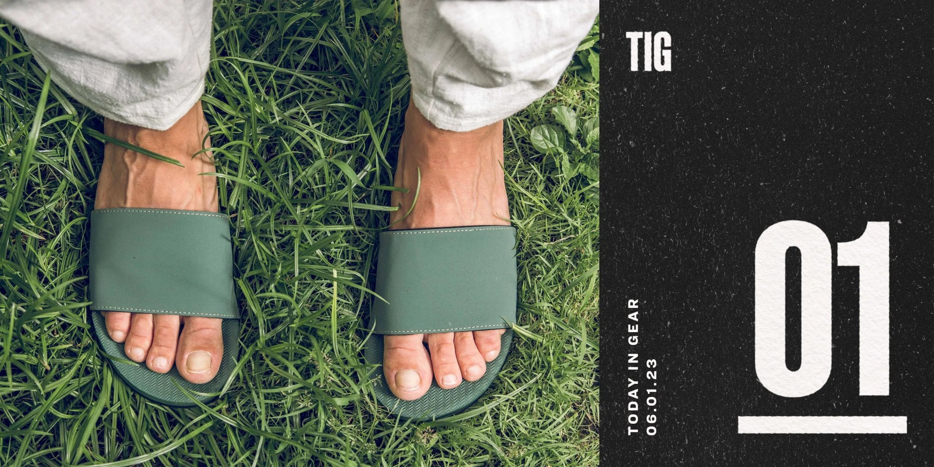 today in gear june 1 2023 indosole men’s slide in leaf