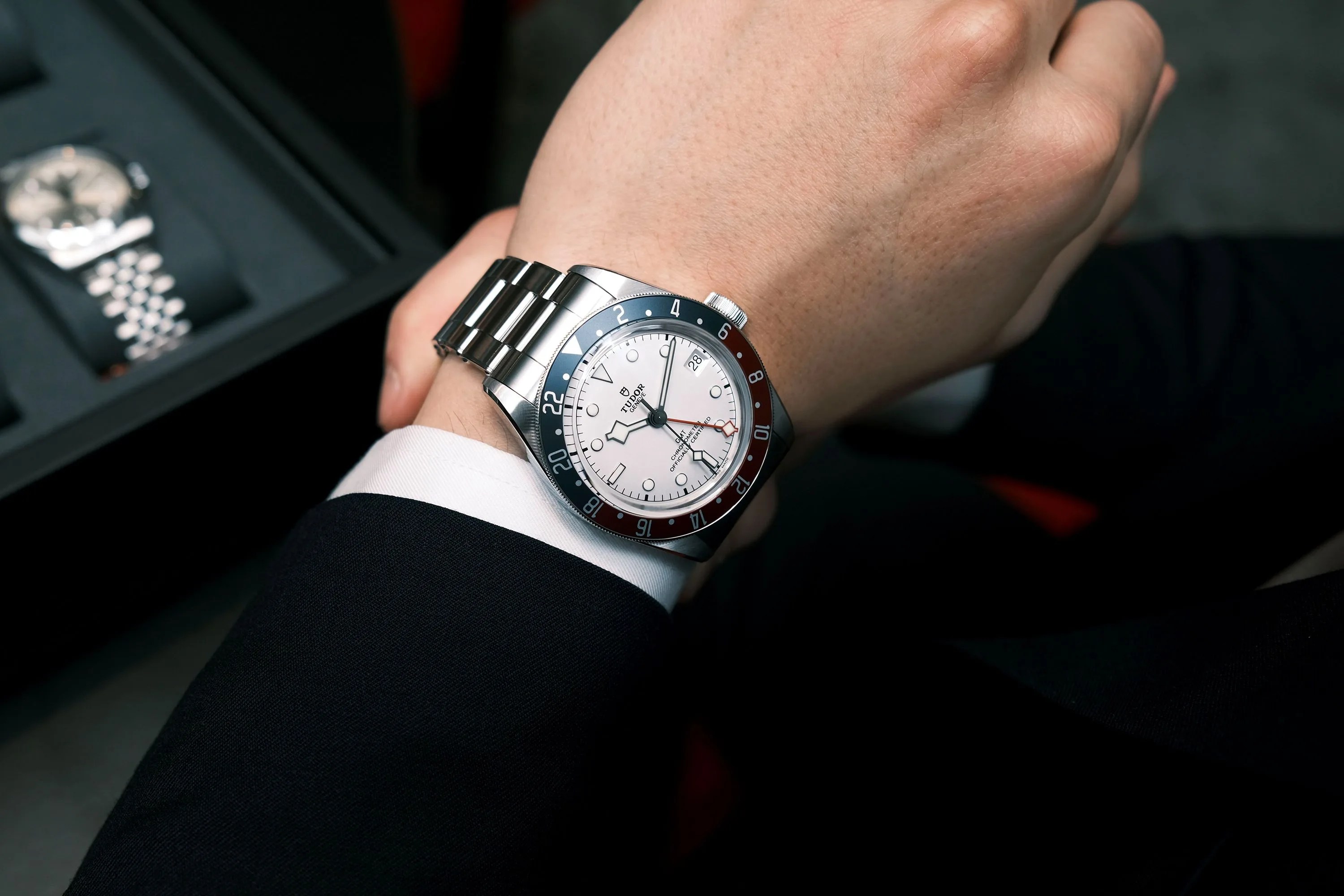 a watch on a wrist