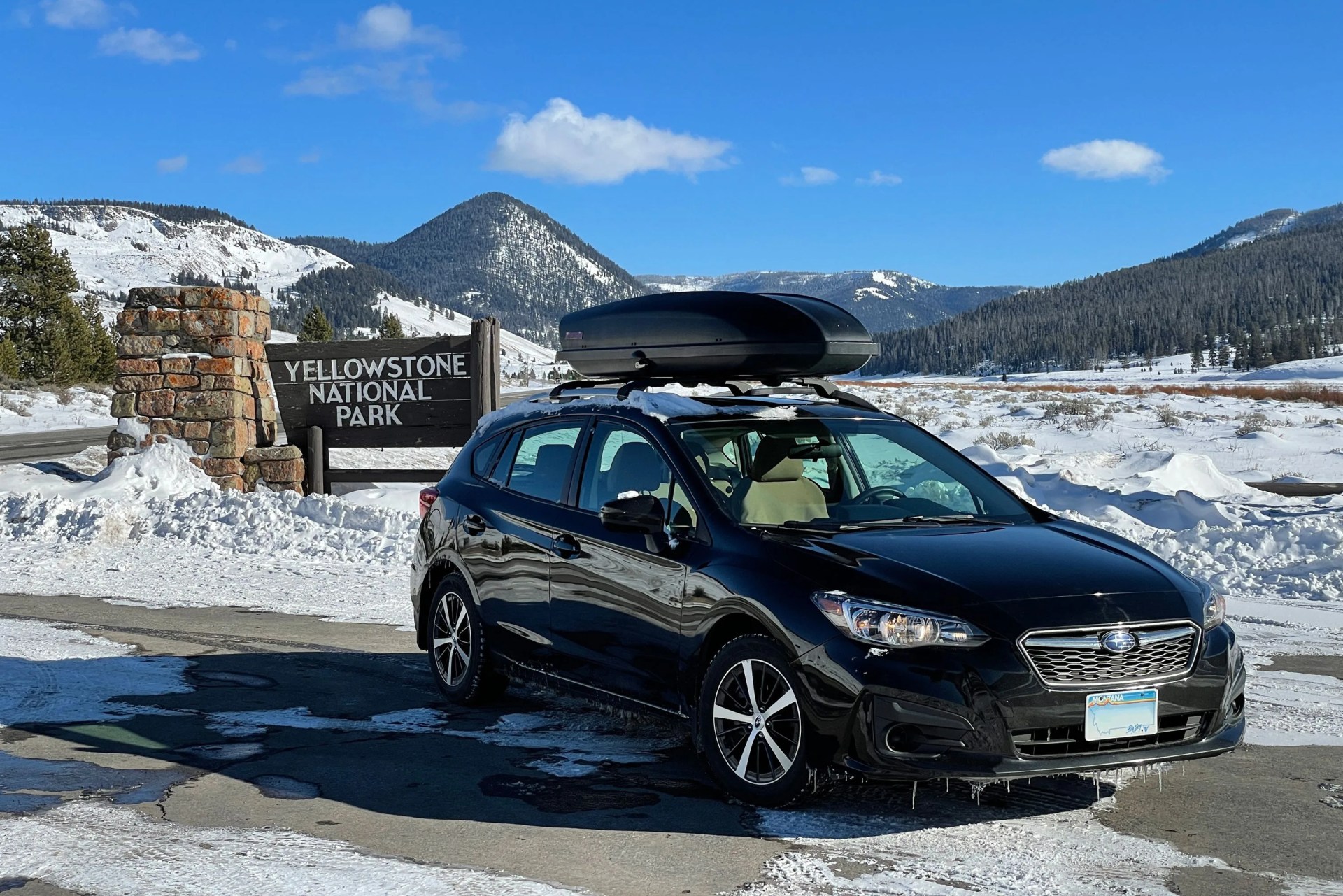 turo subaru impreza yellowstone national park