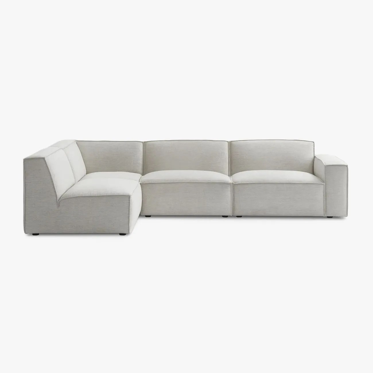 castlery jonathan chaise sectional sofa