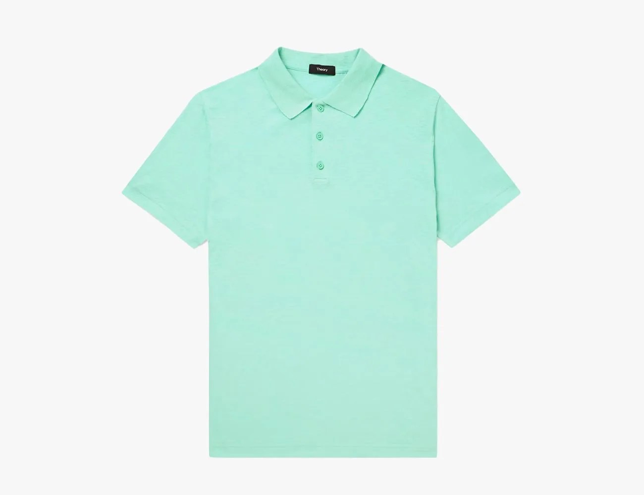 theory bron slub cotton jersey polo shirt