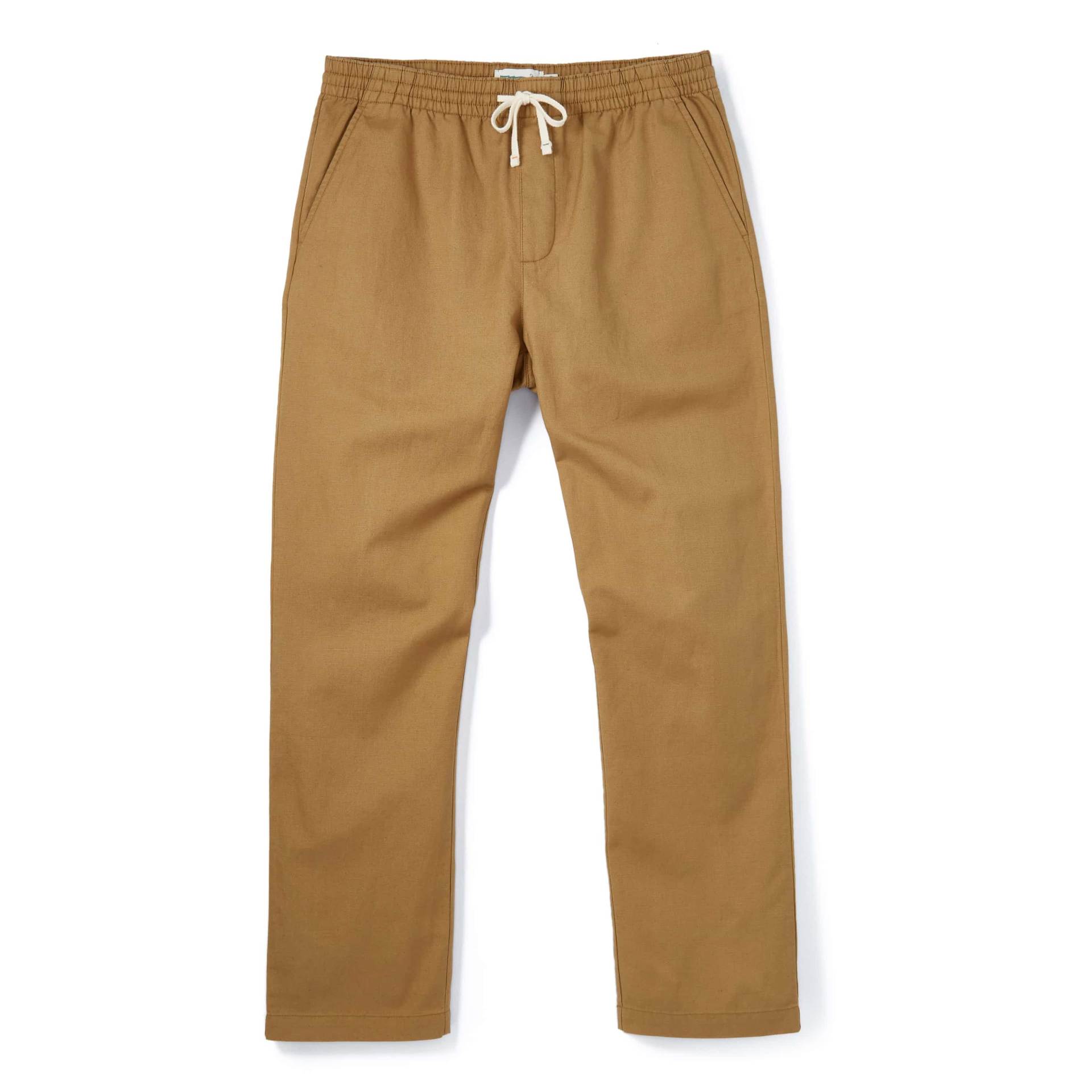 Cotton Linen Easy Pant - Straight