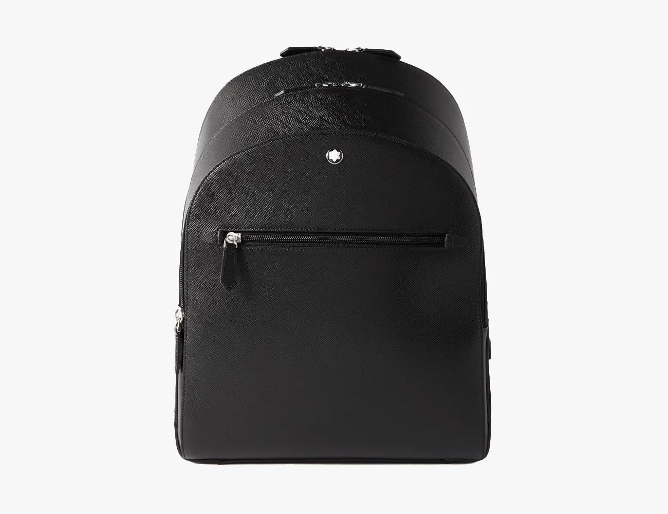 montblanc sartorial medium cross grain leather backpack