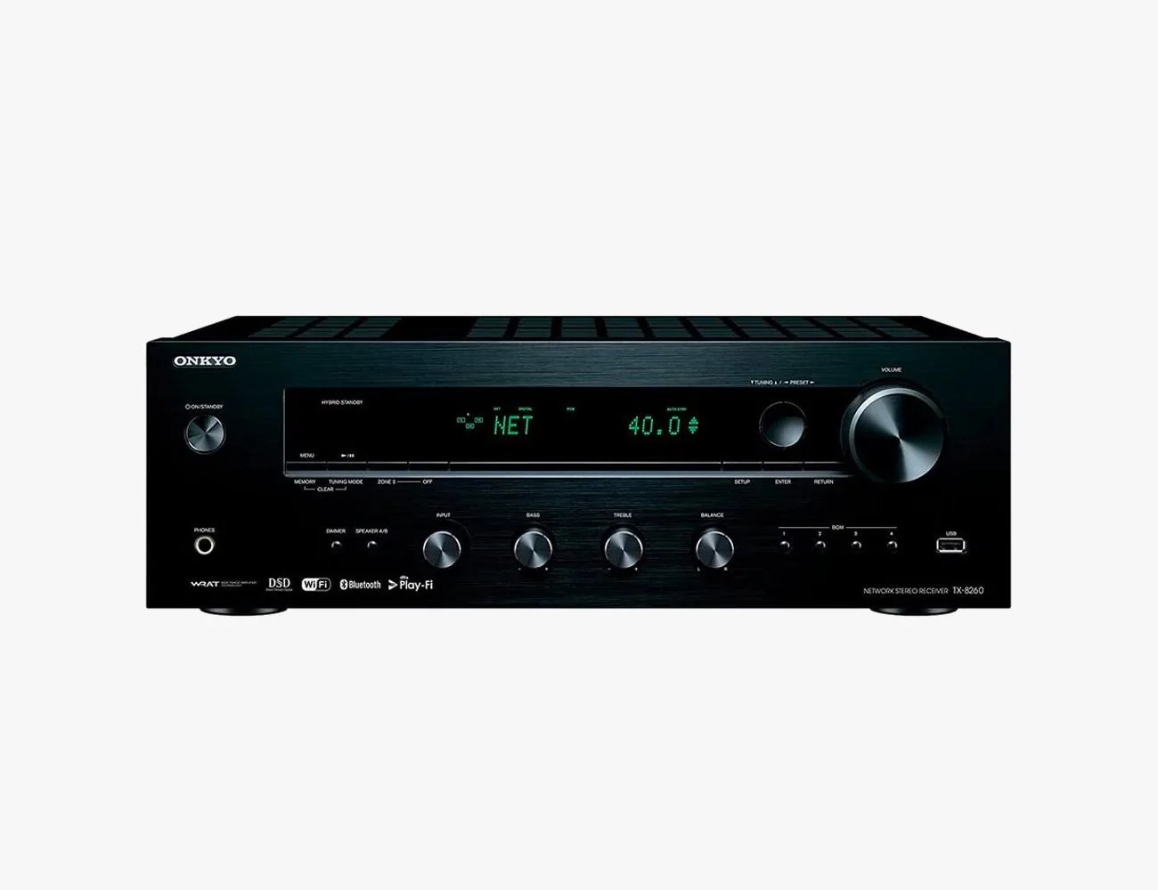onkyo tx 8260 2 channel network stereo receiver