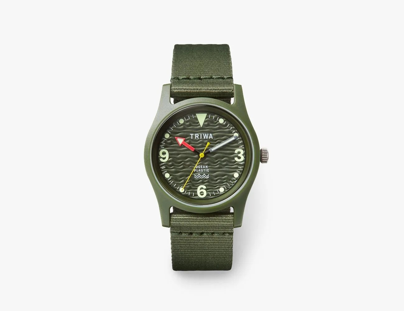 triwa ocean plastic seaweed watch