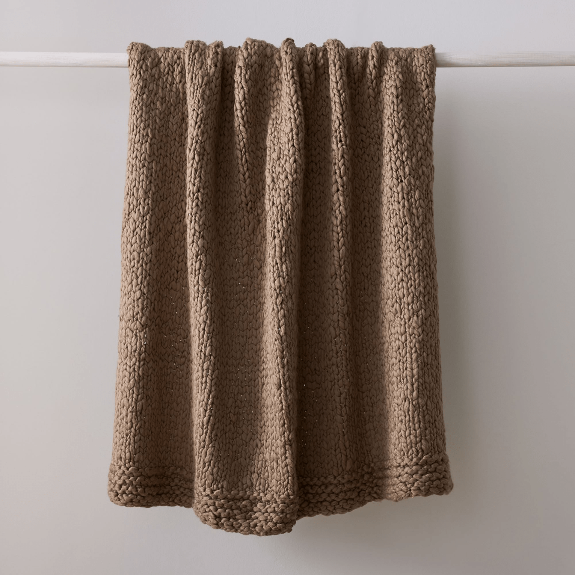 Wool Knit Throw