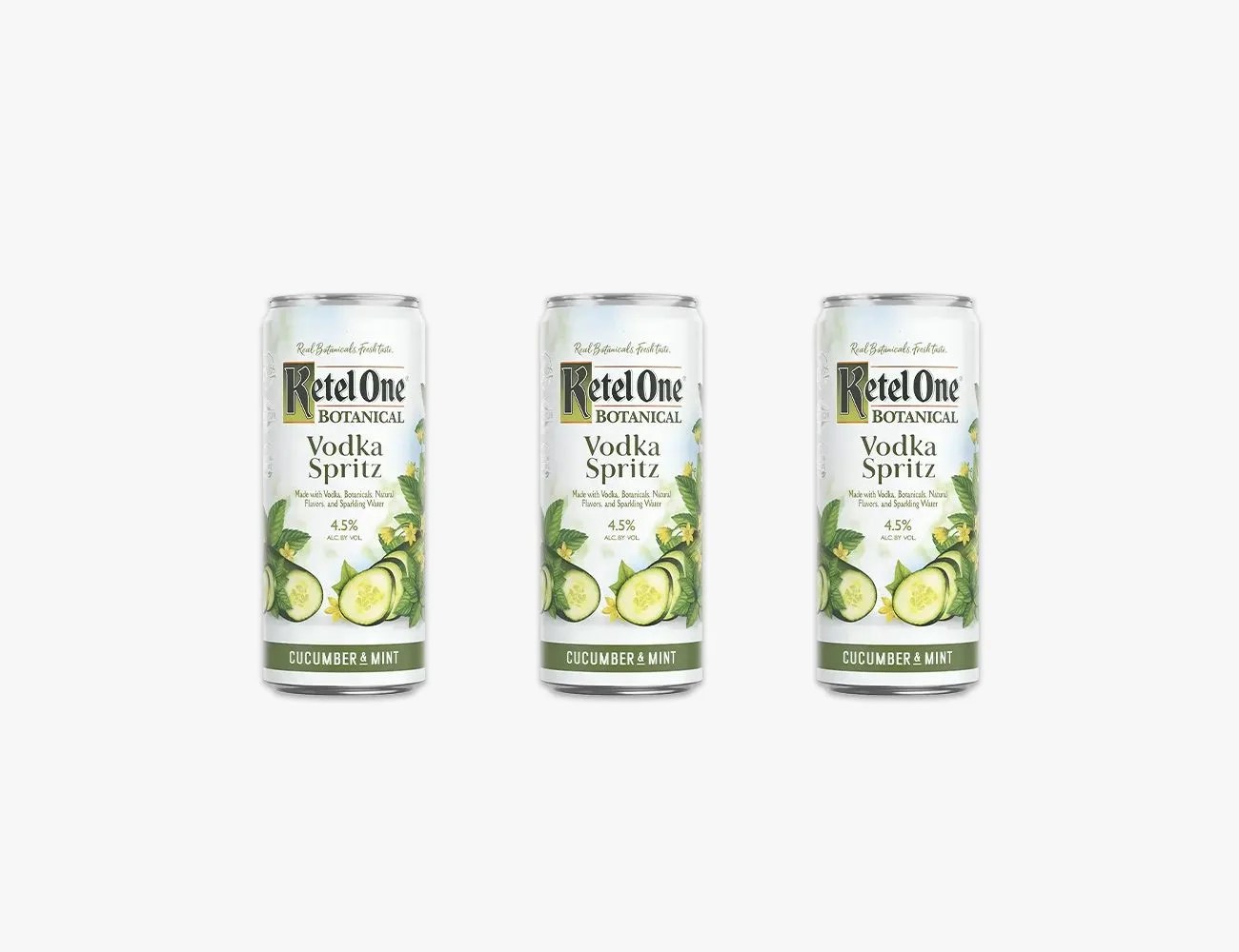 3 cans of kettle one vodka spritz