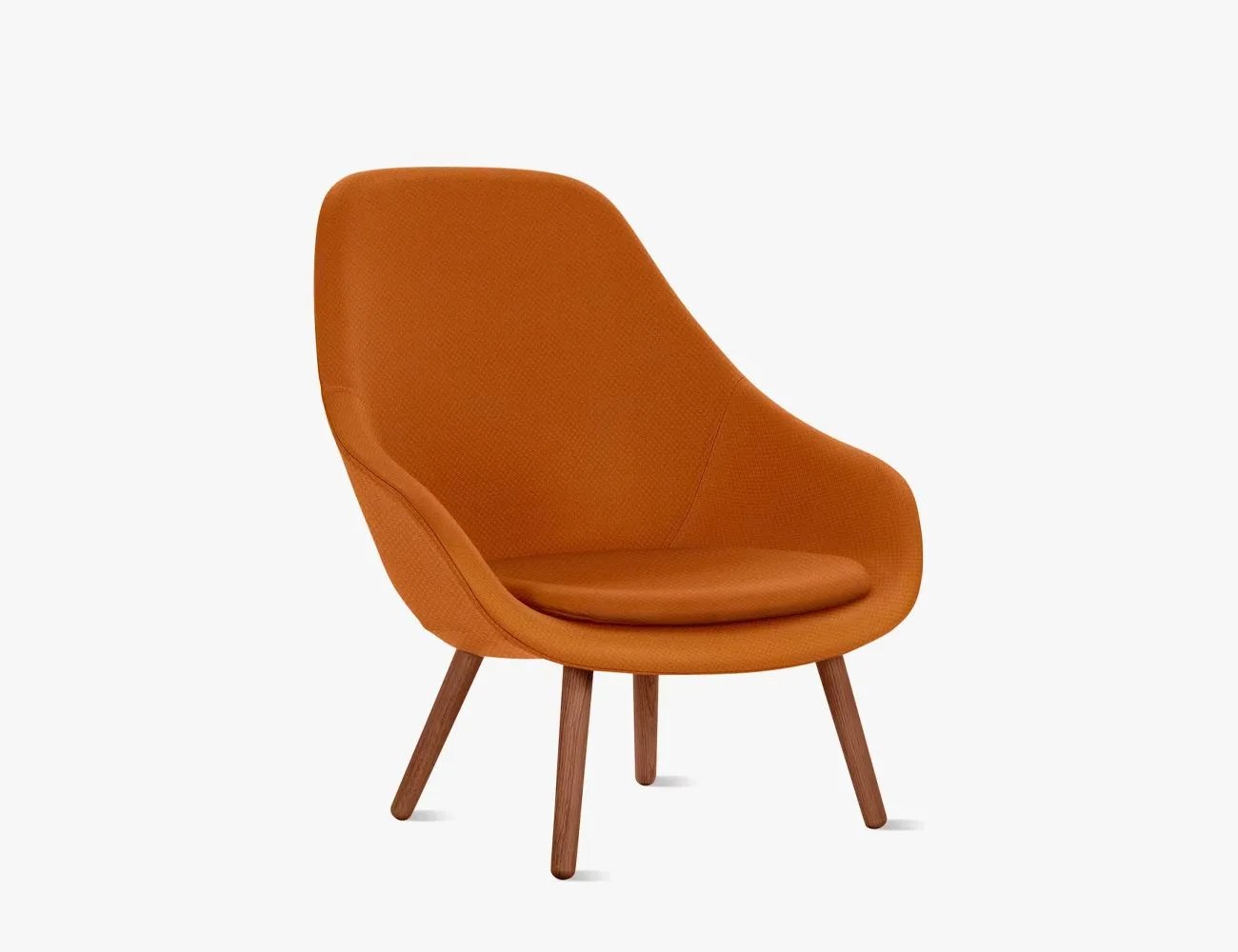 About A Lounge 92 Armchair High Back Orange