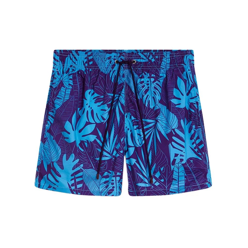 Max Tropical Leaves Swim Trunks