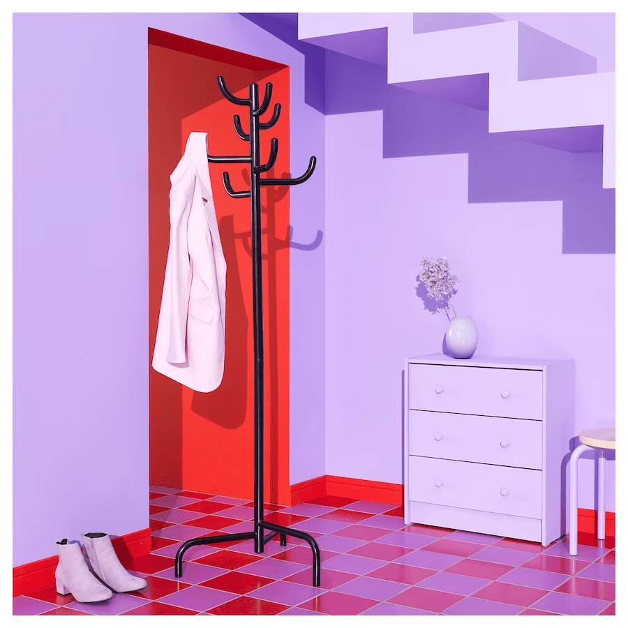 bondskäret hat and coat stand black
