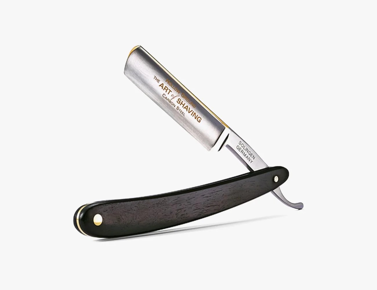 the art of shaving 5 8 blade grenadille dark wood straight razor