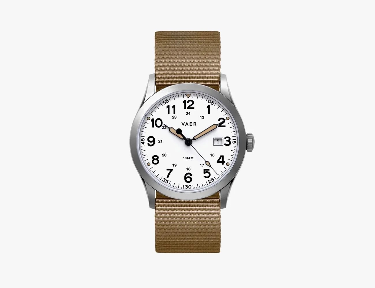 S3 Calendar Field White - 36mm Quartz