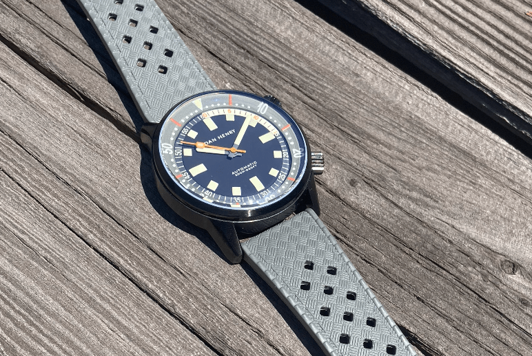 watch on wood