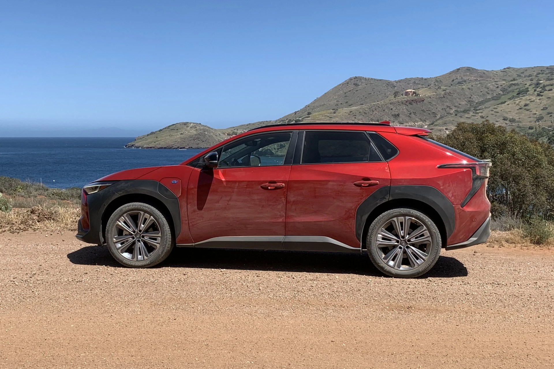 2023 subaru solterra ev on catalina island