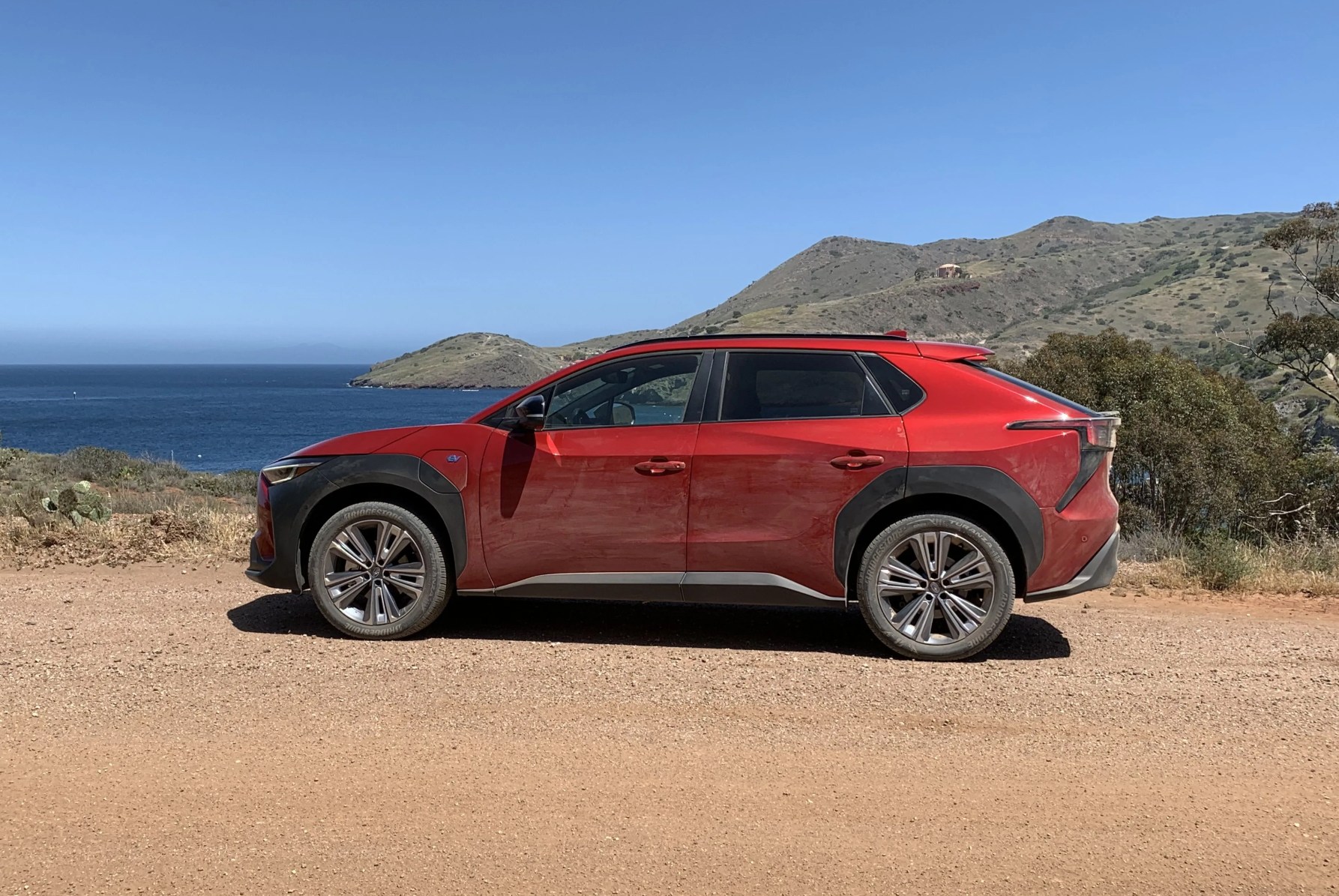 2023 subaru solterra ev on catalina island