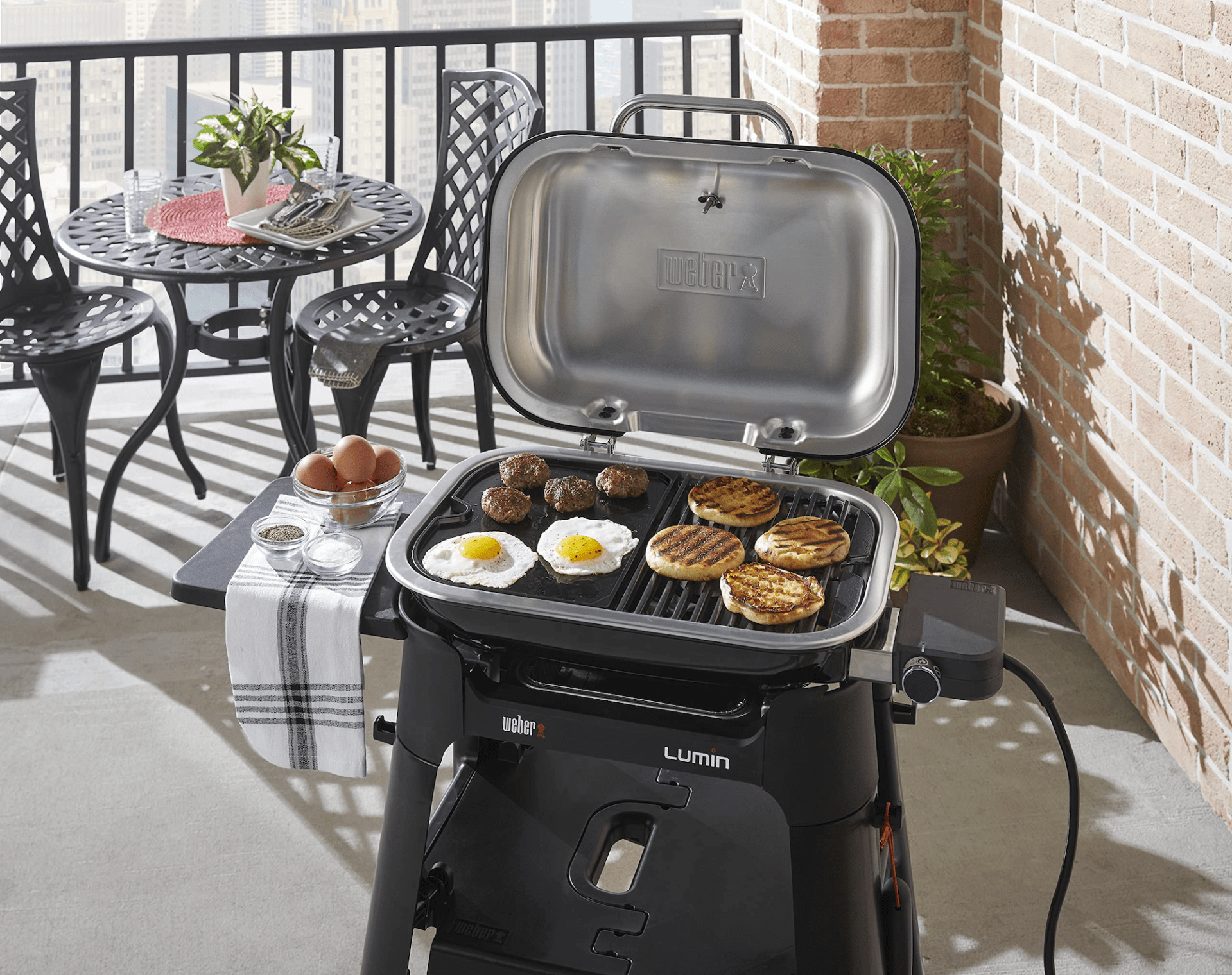 weber lumin electric grill