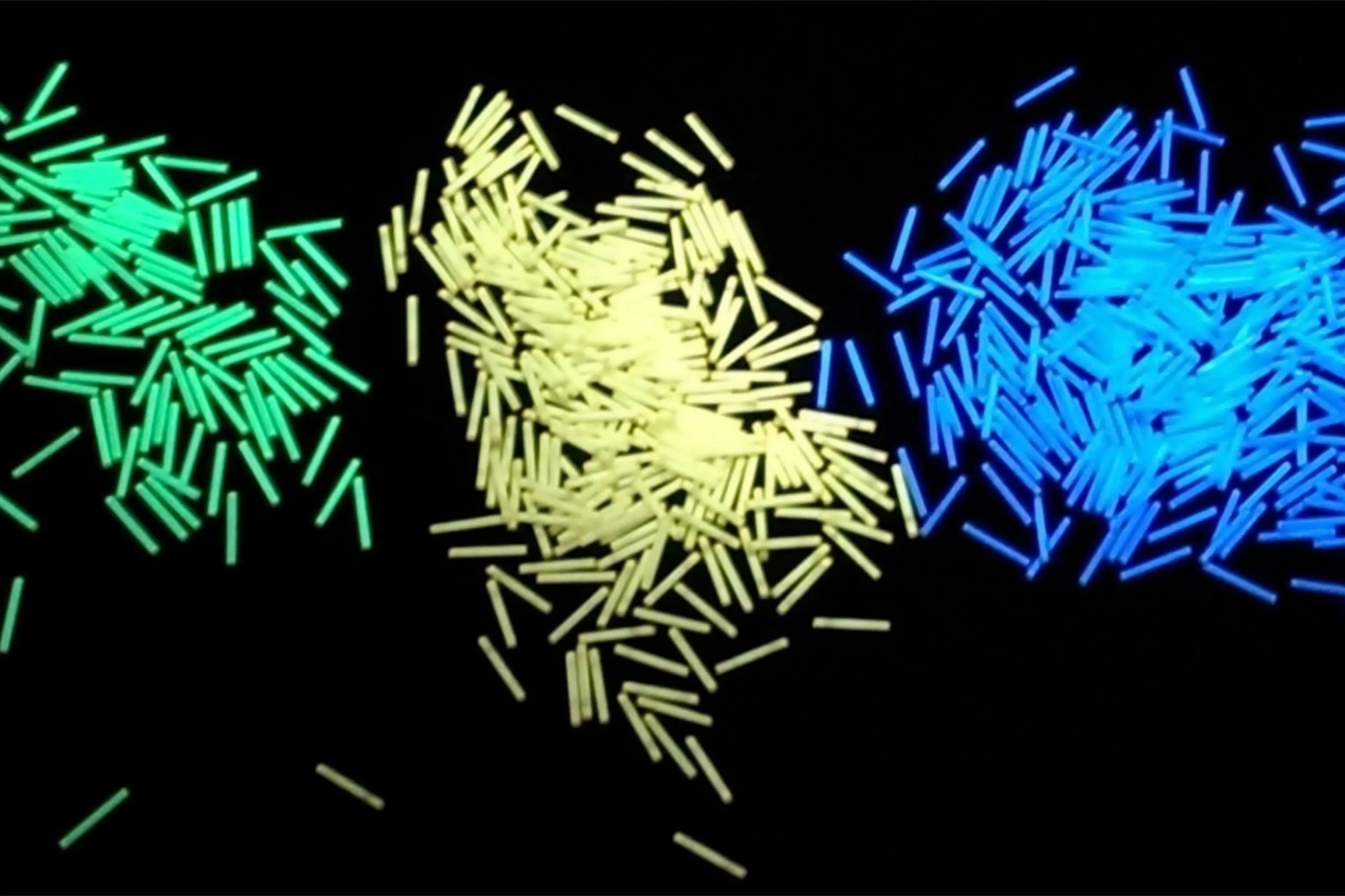 tritium gas tubes illuminated