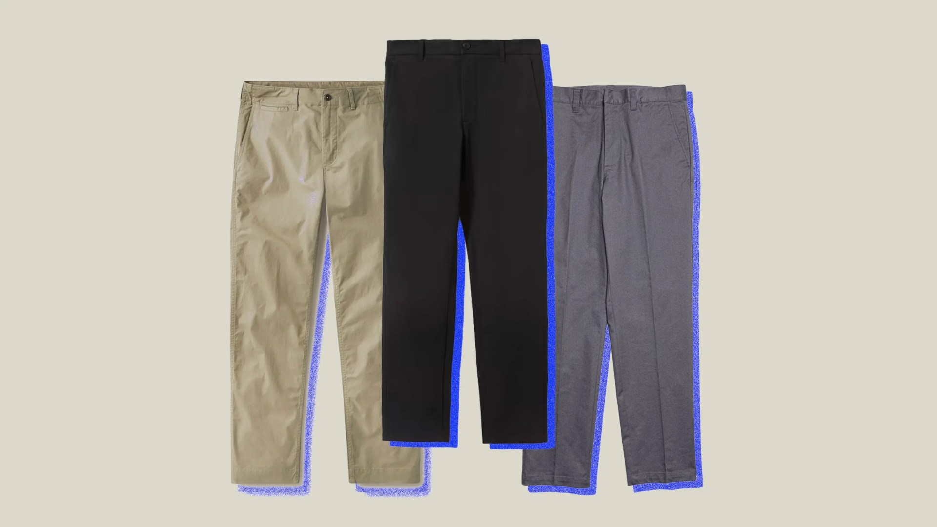 collage of chino pants buying guide lead