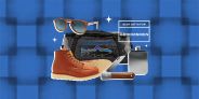 collage of sunglasses, a duffel bag, boots, a pocket knife, and a flask