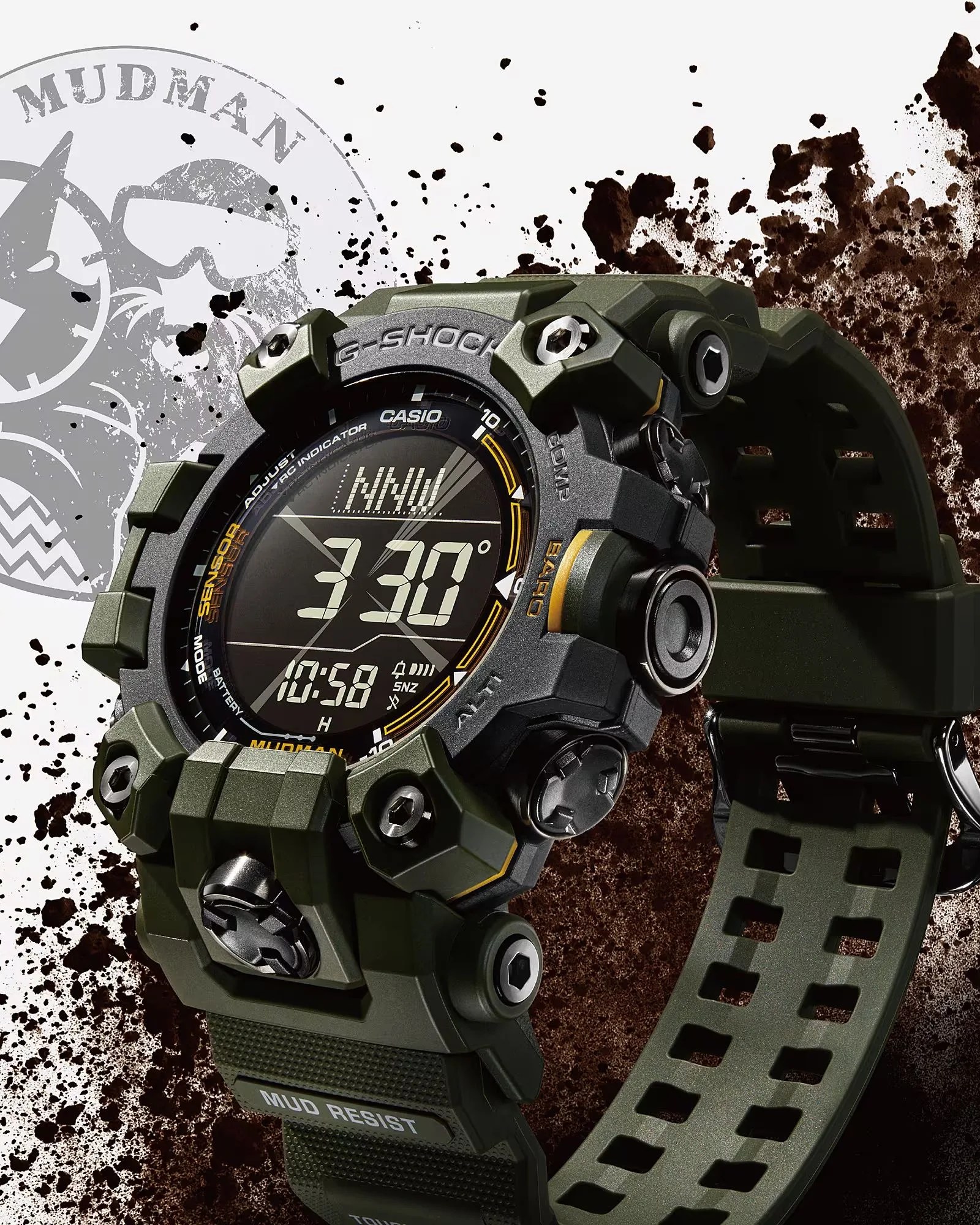 casio g shock mudman gw 9500 3 watch