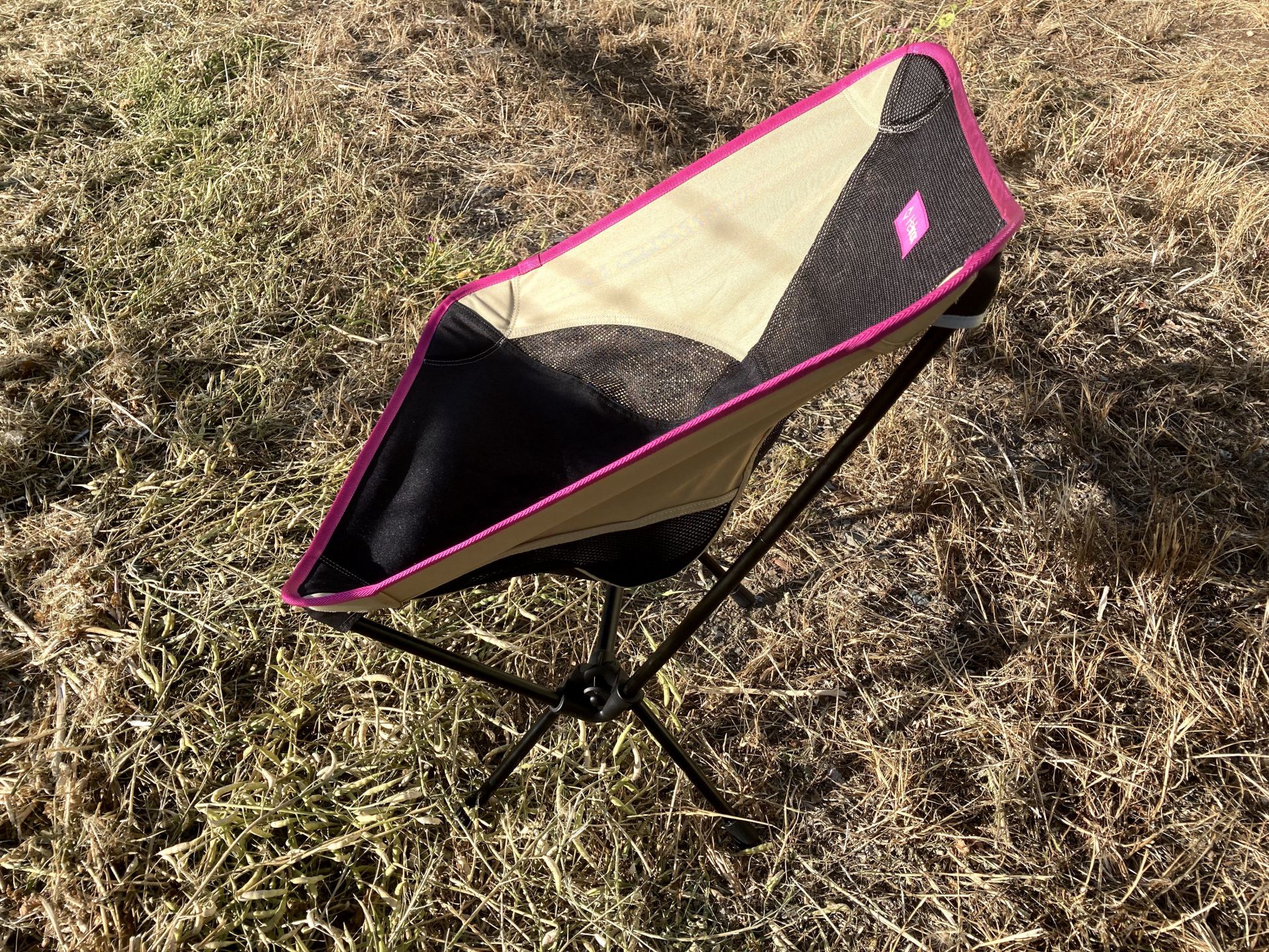 side of the helinox chair one