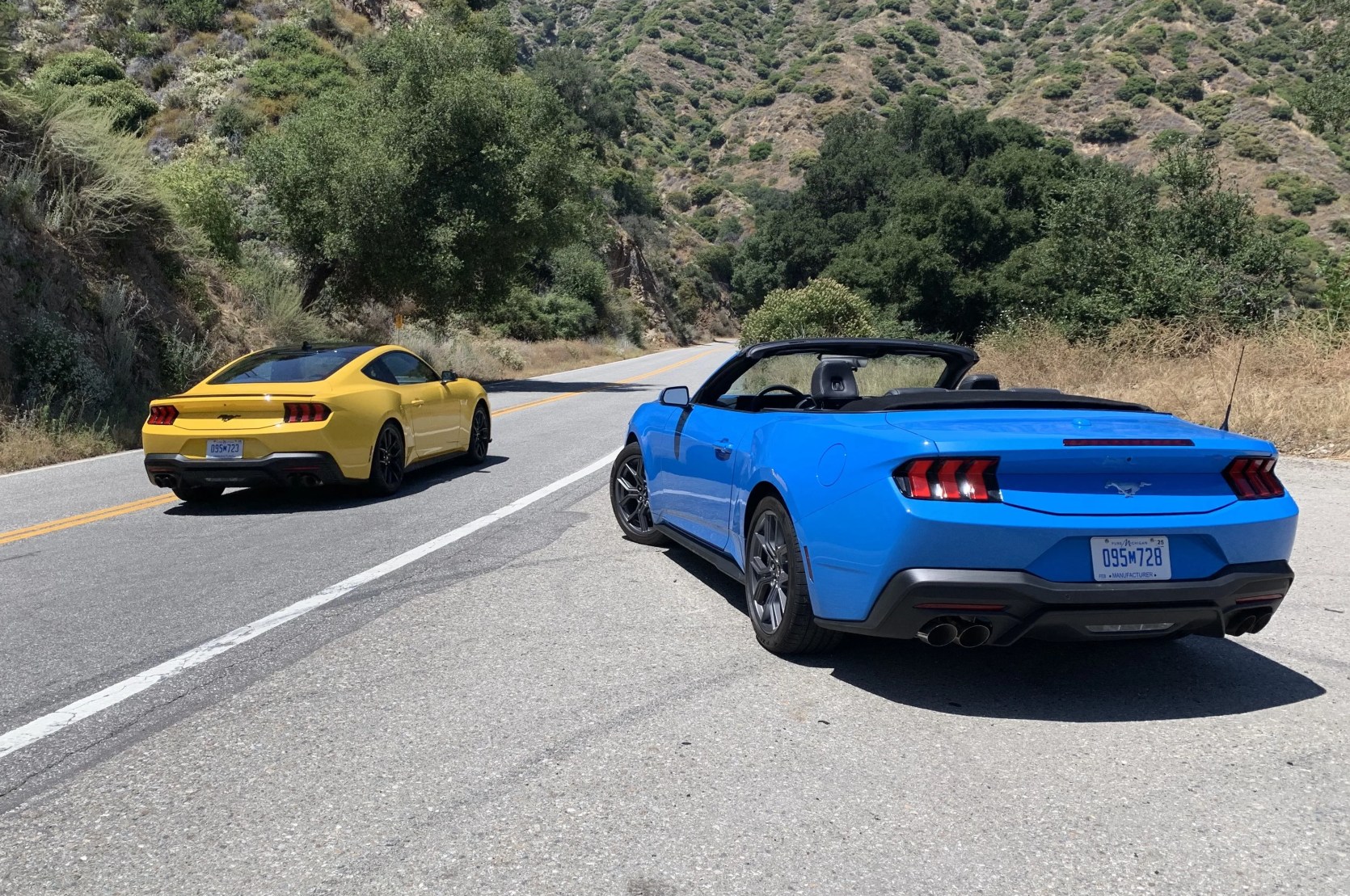 ford mustang 2024 coupe and convertible