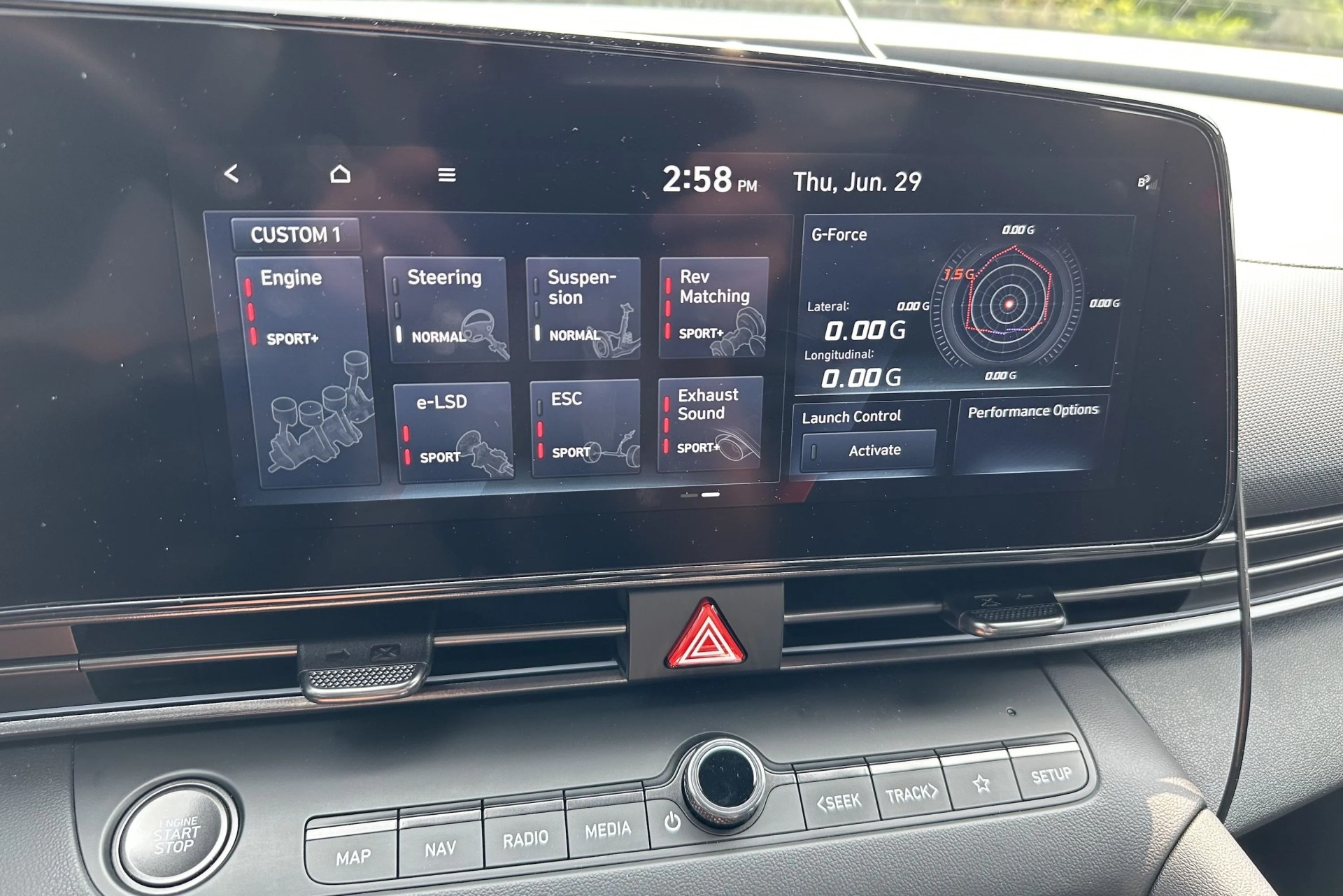 custom n mode screen for elantra n