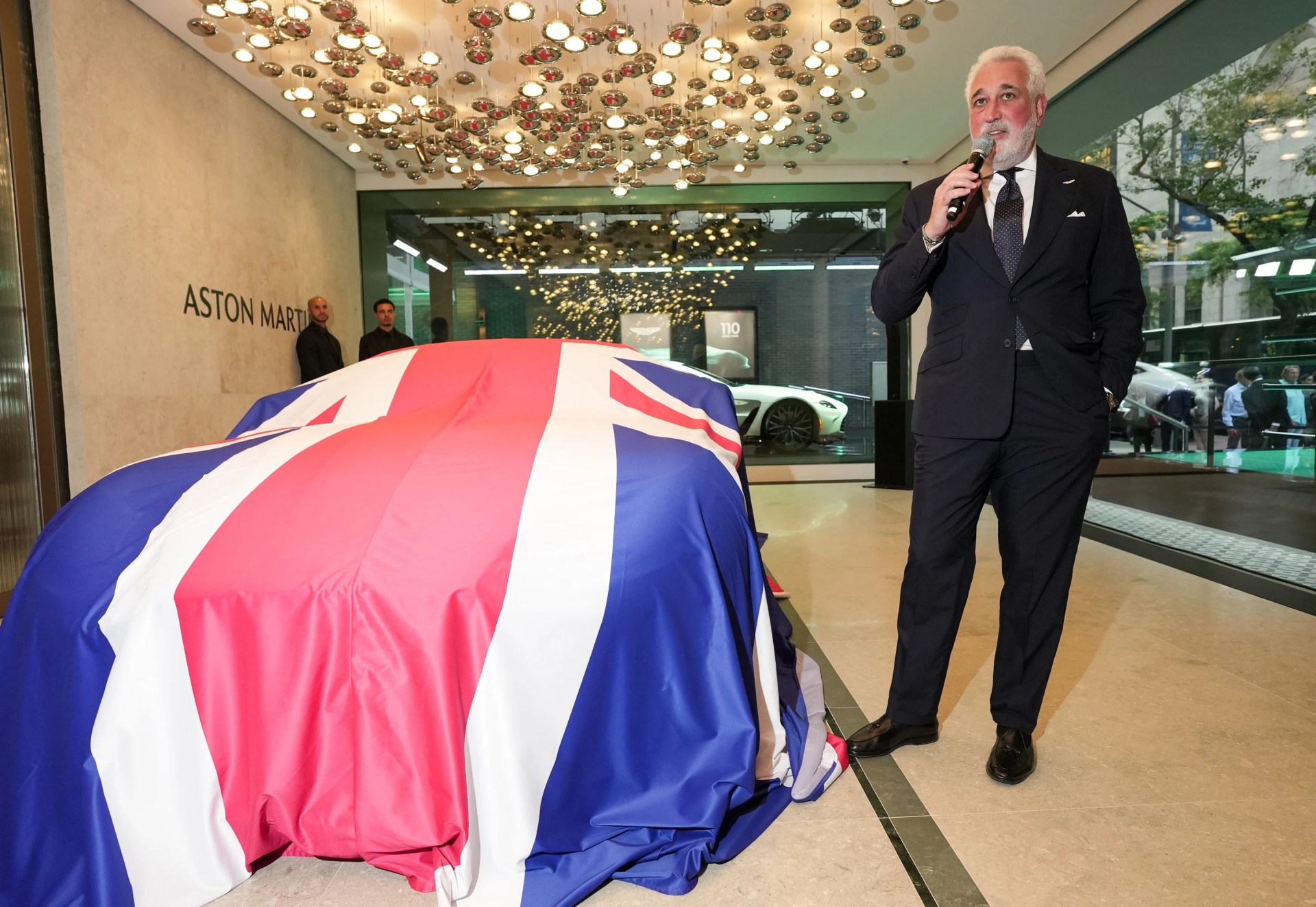 aston martin q new york grand opening