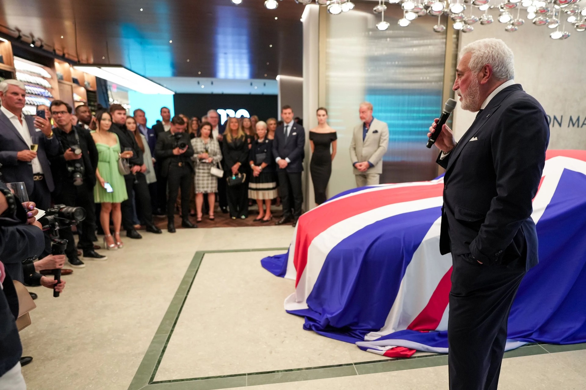 aston martin q new york grand opening