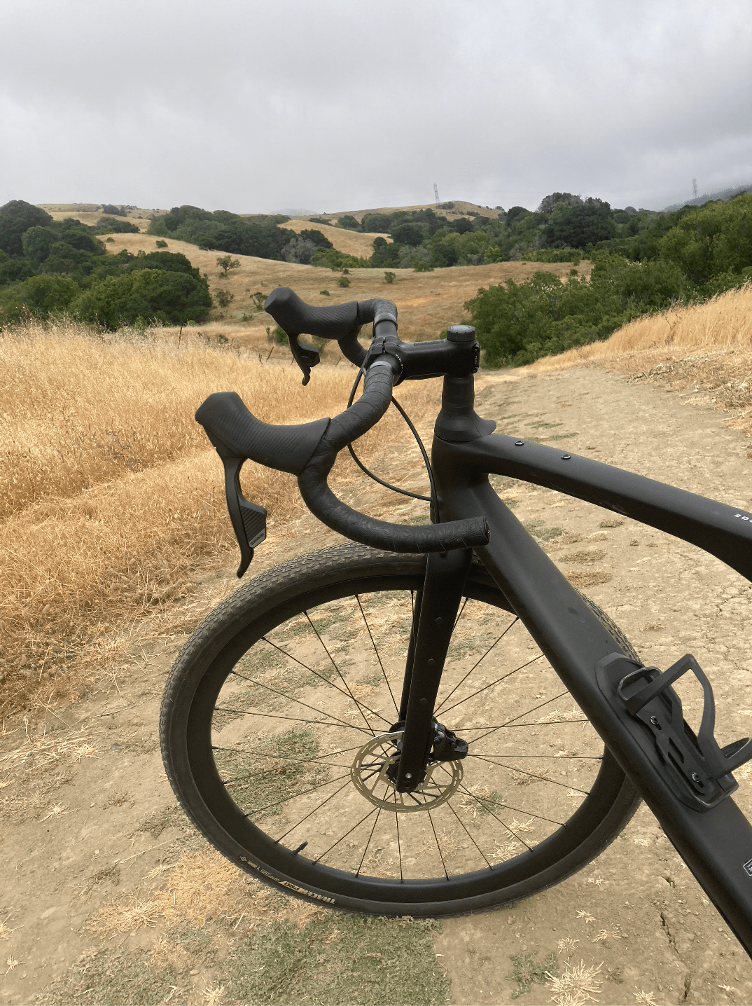 bike in california hills