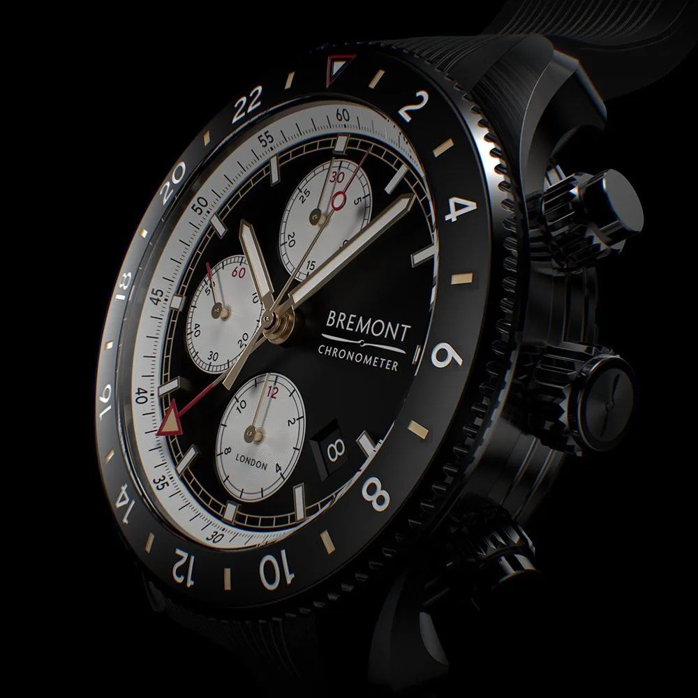 watch on black backgournd