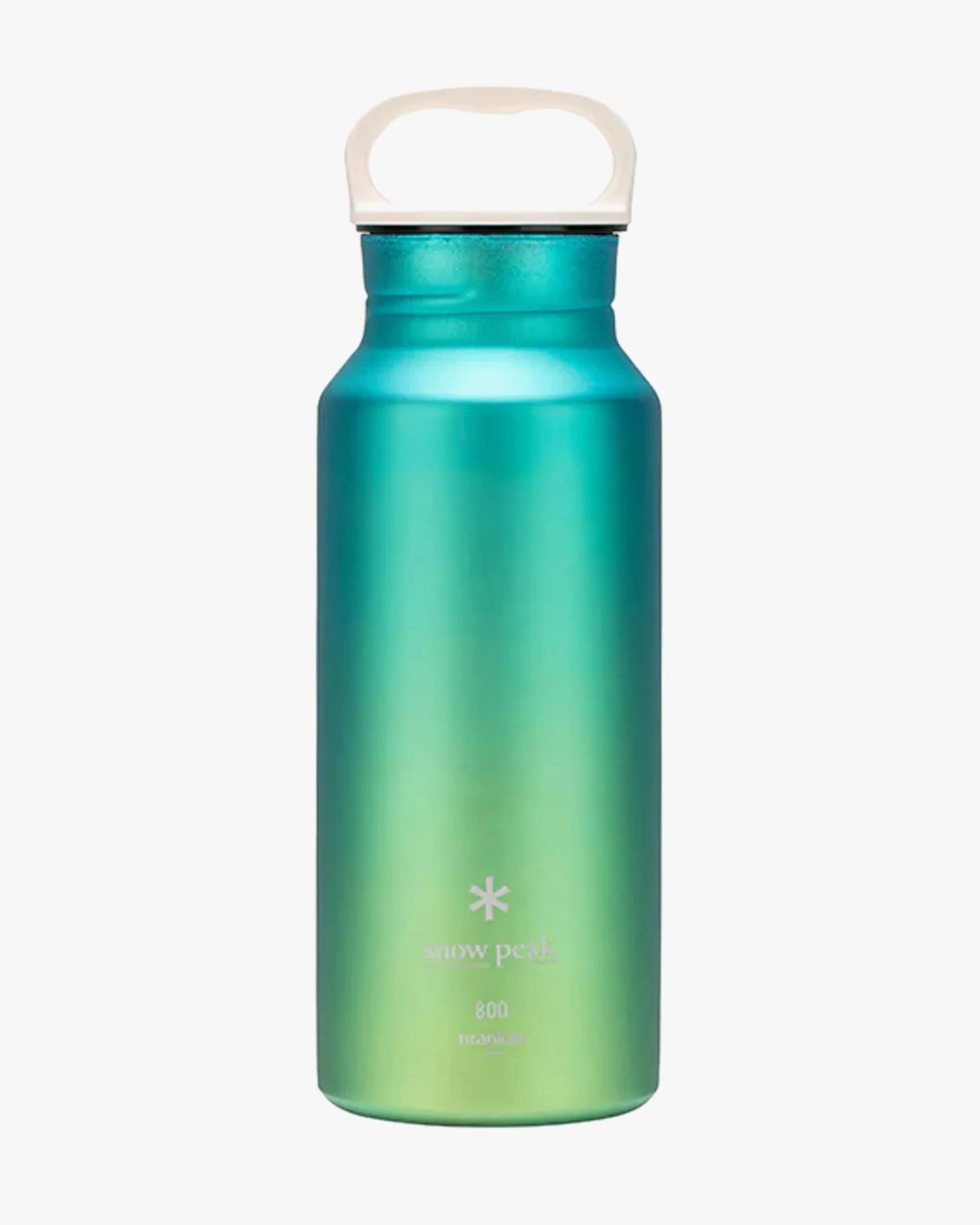 snow peak recycled titanium aurora bottle
