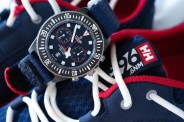 tudor pelagos watch sitting on shoes