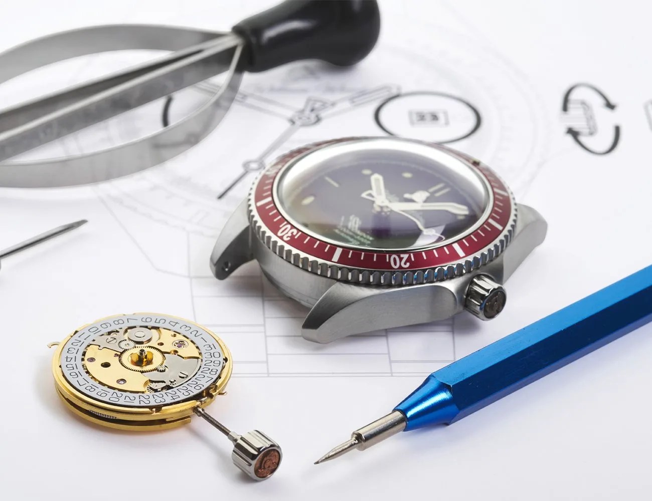 william wood watches workshop tools