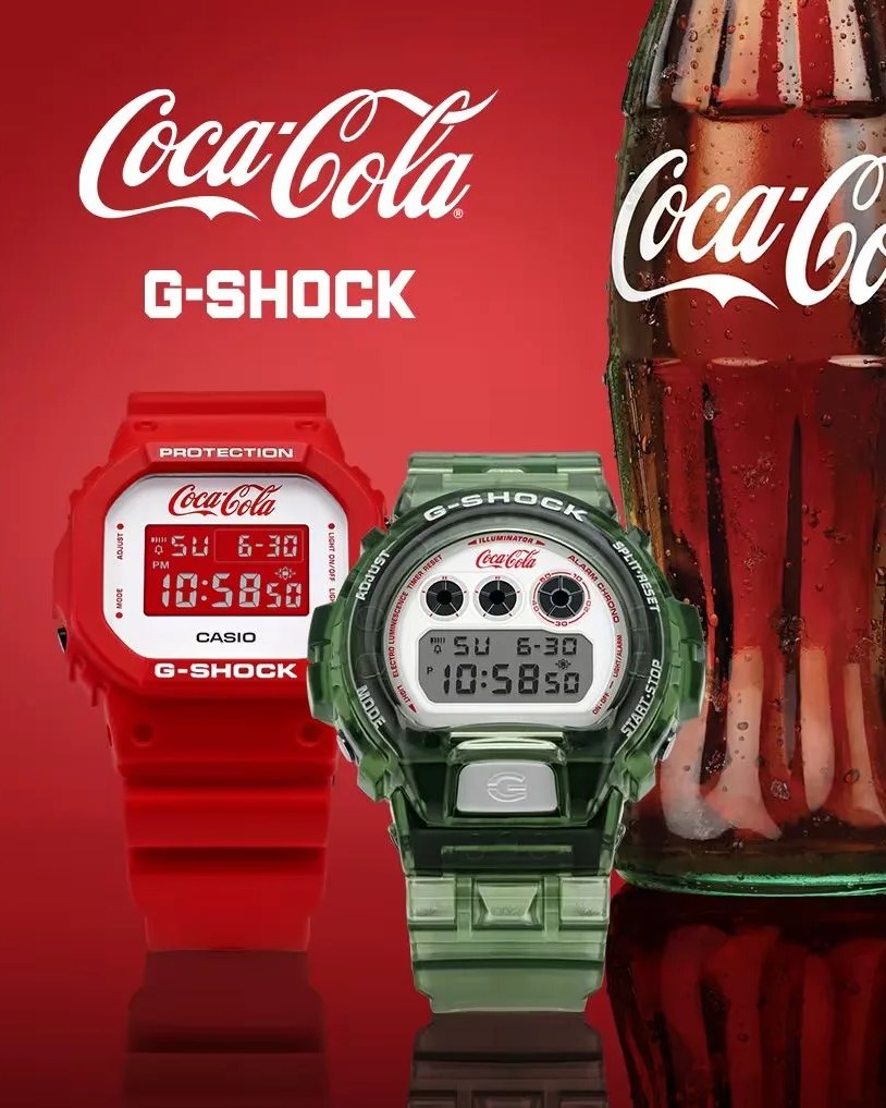 coca cola and g shock watches