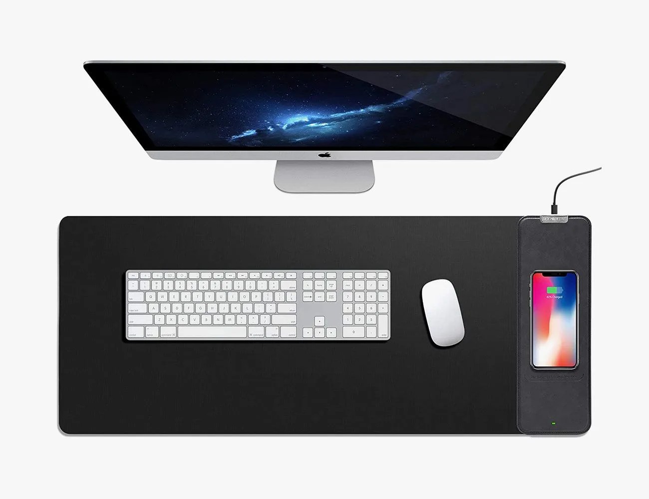 miroddi desk pad with wireless charger