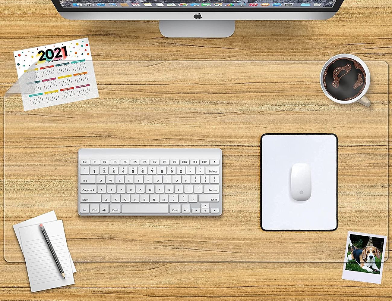 awnour clear desk mat