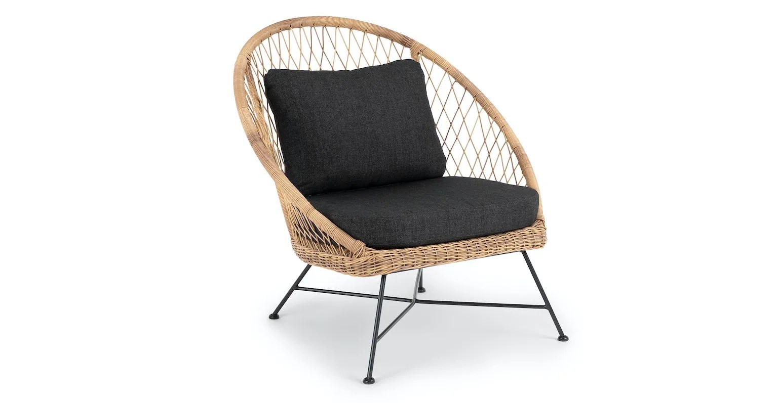 Aeri Slate Gray Lounge Chair