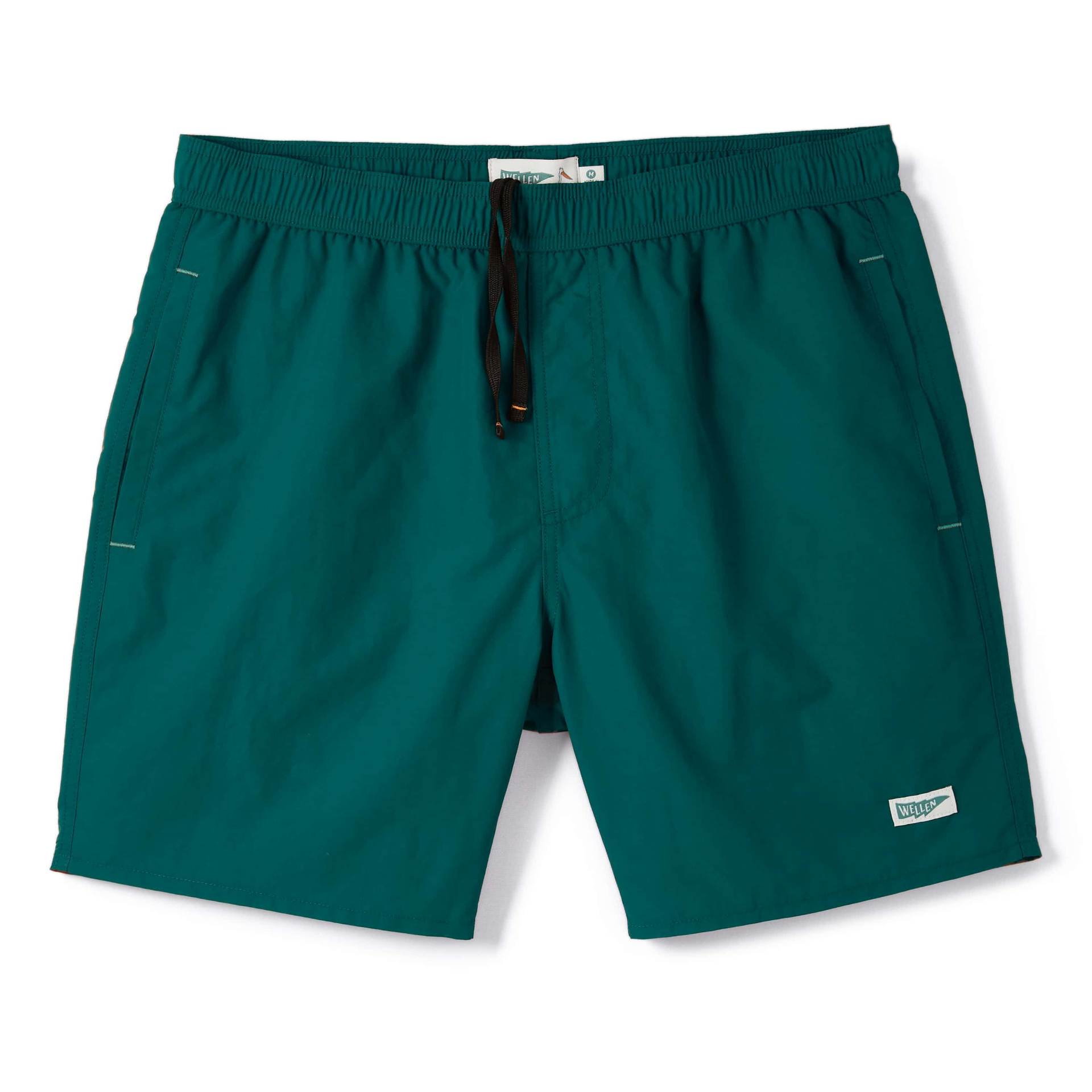 Classic Swim Short - 7" in Tide Green