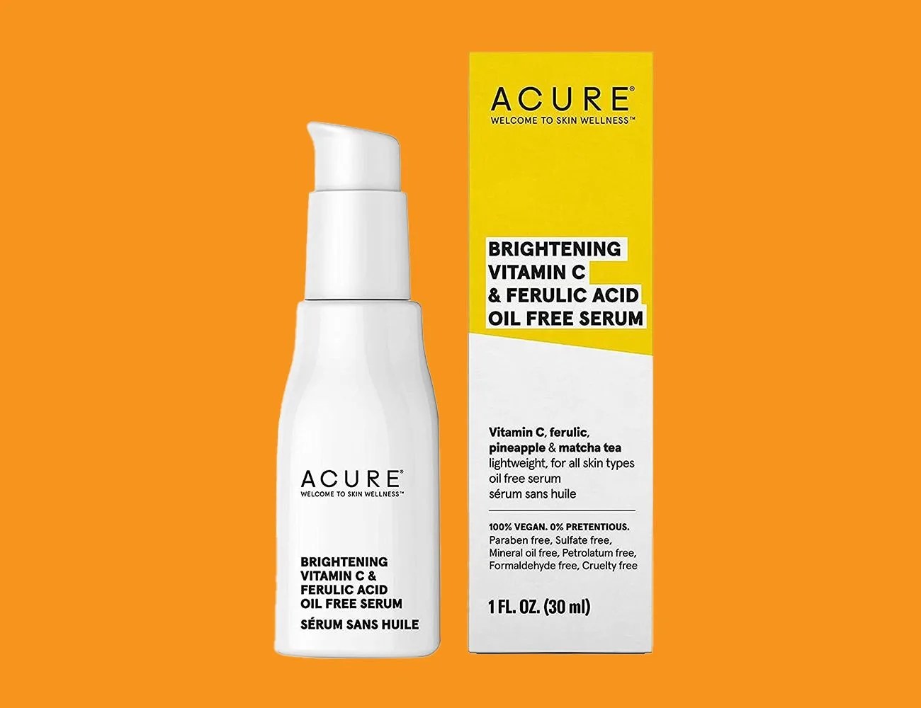 Acure Brightening Vitamin C & Ferulic Acid Serum