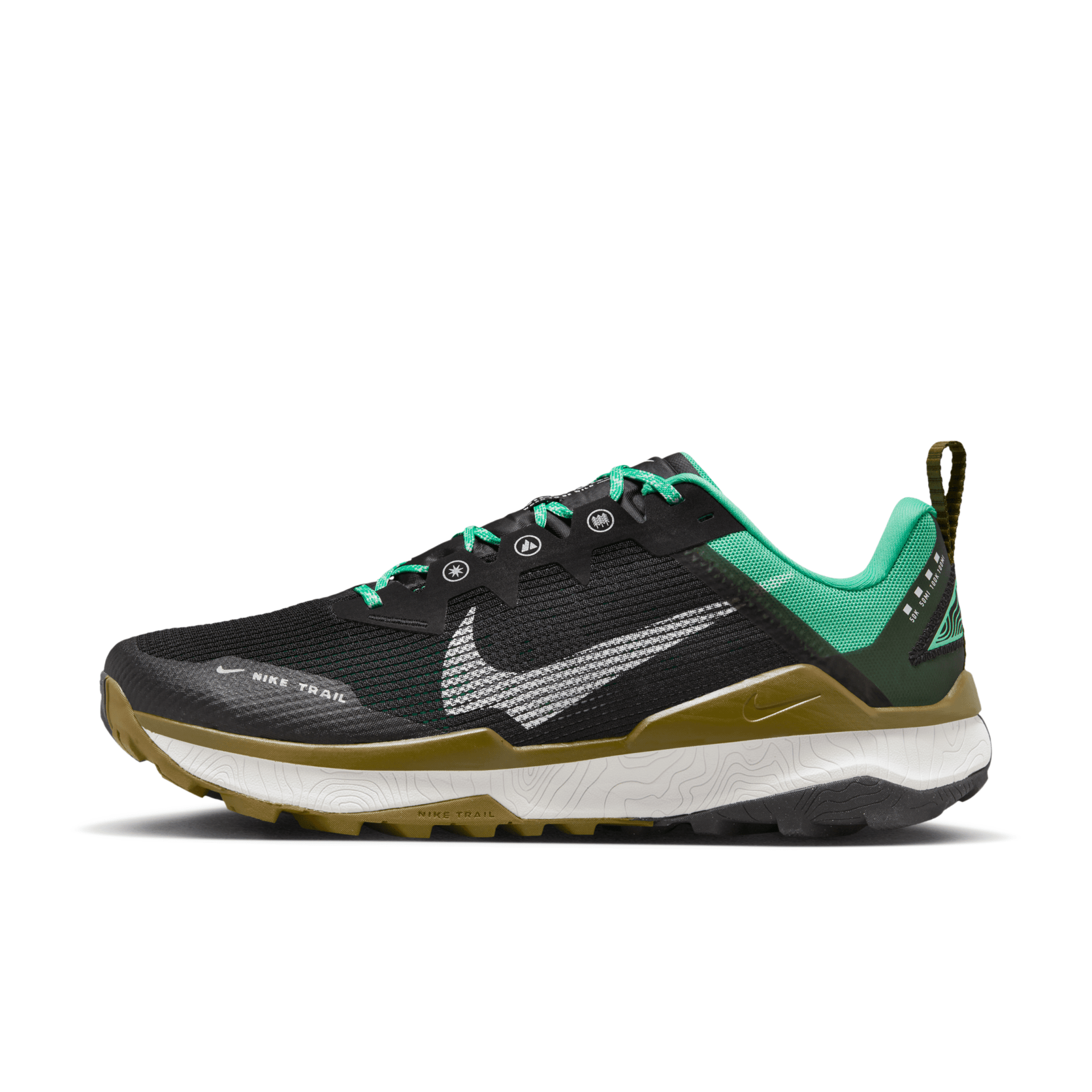 Nike Men's Wildhorse 8 Trail Running Shoes in Black, Size: 15 | DR2686-002
