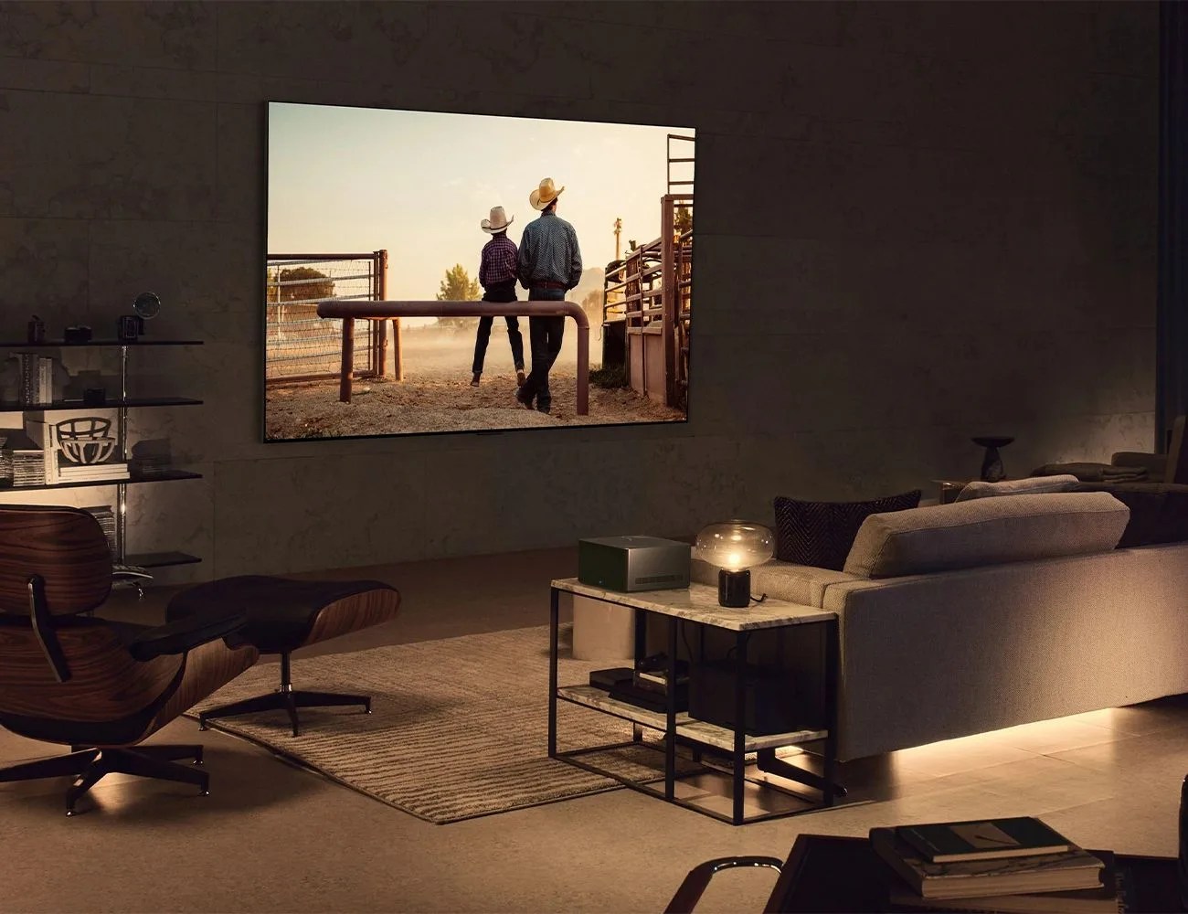 lg tv in a living room