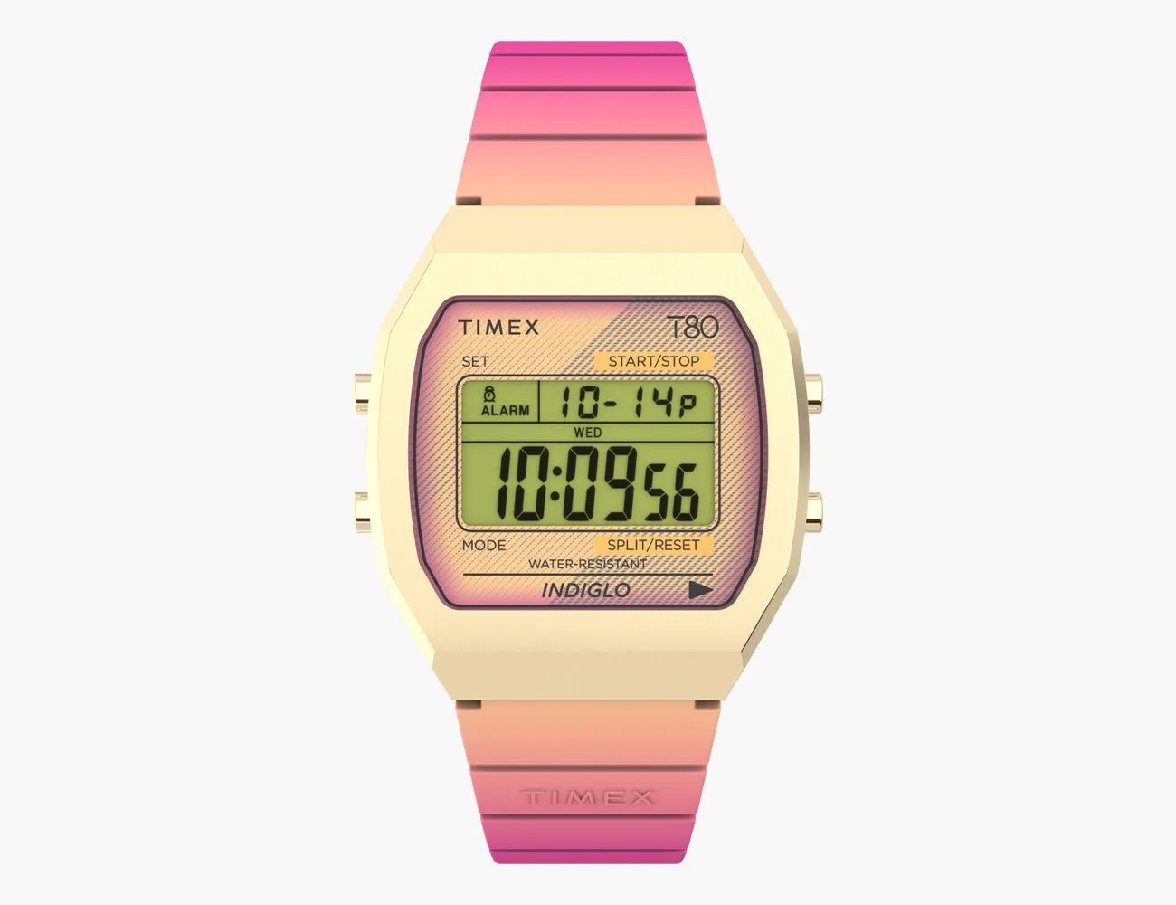 Timex T80 Steel 36mm Resin Strap Watch