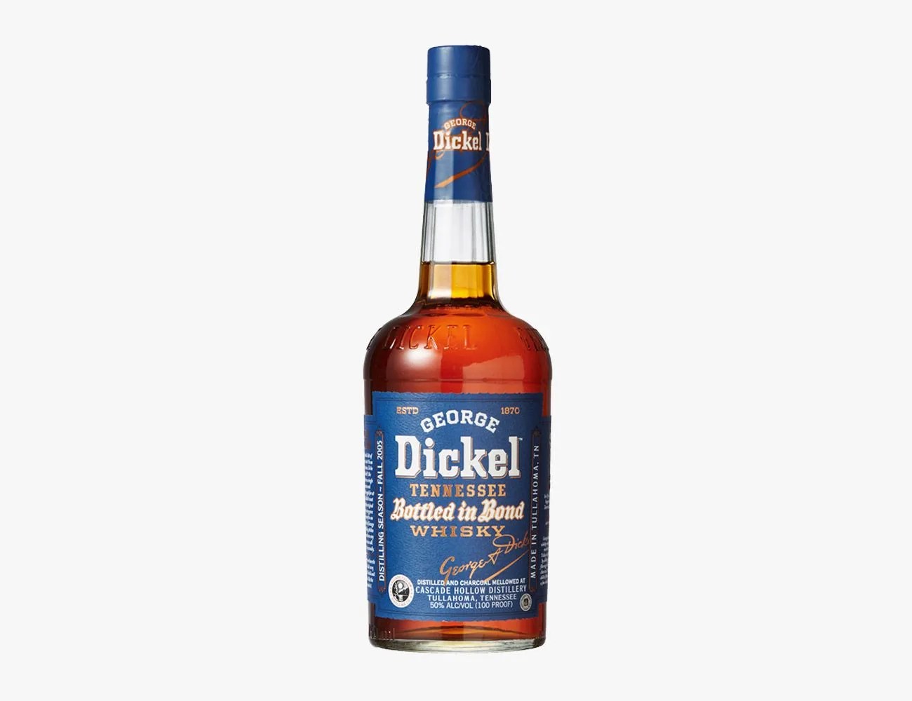 bottle of george dickel whiskey