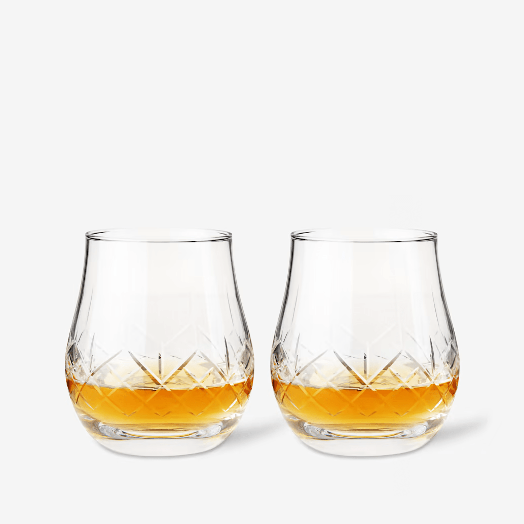 Admiral Bourbon Glasses, Set of Two