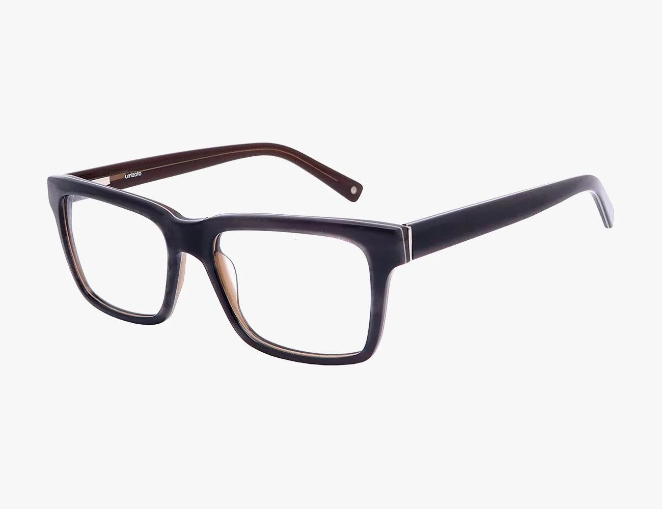 Umizato Blue Blocker Glasses Men Women - Designed for Eye Strain Sensitivity, Headaches, Retro Handcrafted Blue Light Blocking for Computer Gaming, UV Filter (Brighton in Smoke)