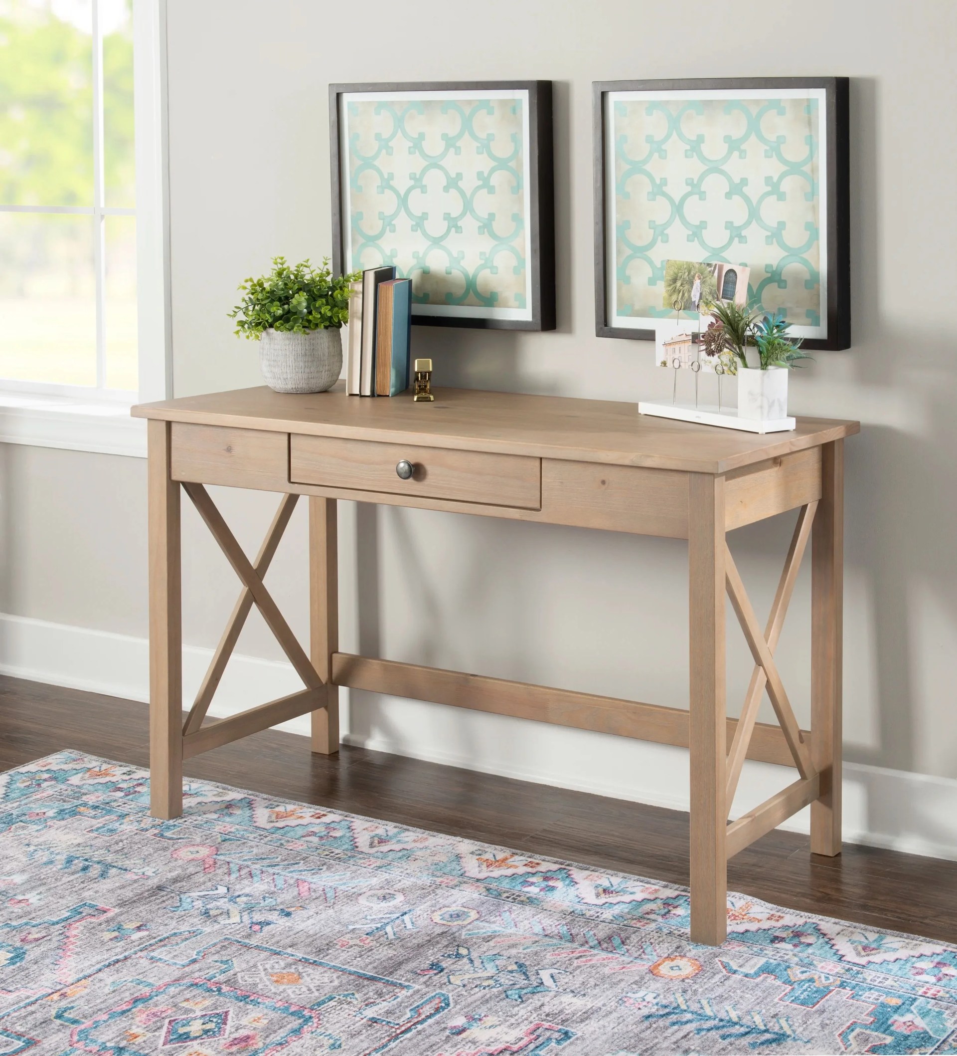 wooden desk